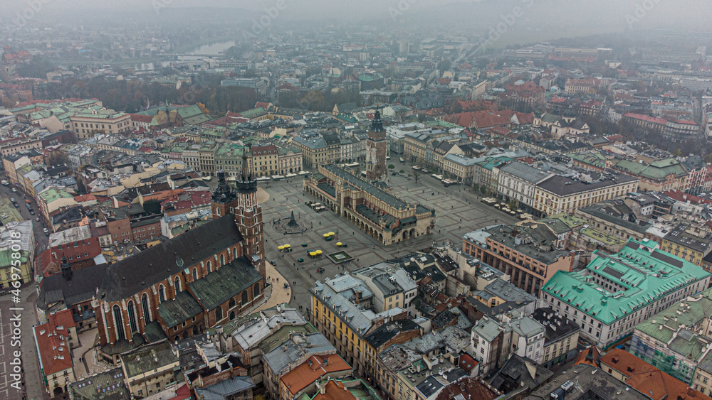 Old town square Cracow / Rynek Główny w Krakowie