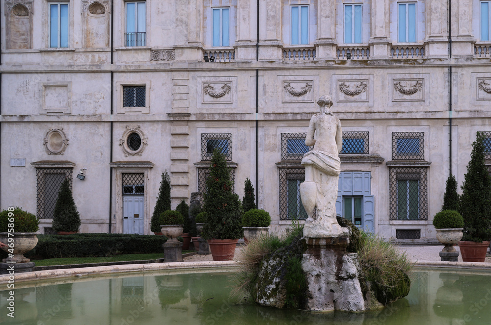 Fountain of the Piazzale Scipione Borghese, Rome, Italy