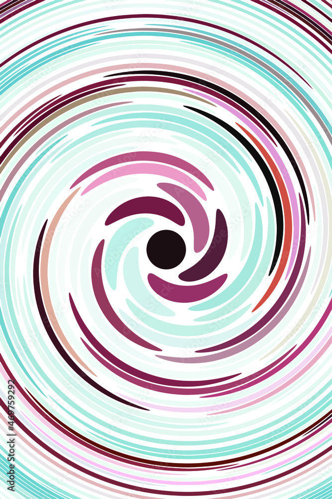 Fototapeta premium Retro spiral swirl background.
