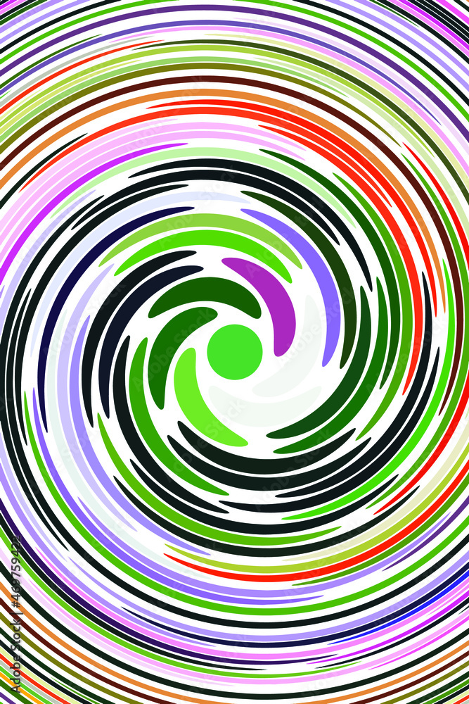 Fototapeta premium Retro spiral swirl background.