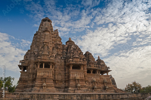 Vishvanatha Temple  dedicated to Shiva  Western Temples of Khajuraho  Madya Pradesh  India - UNESCO world heritage site. It s a popular tourist destination for tourists all across the world.