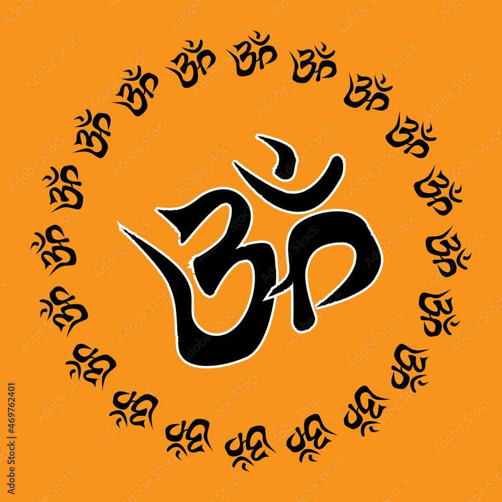 Obraz premium Om Image Mandala
