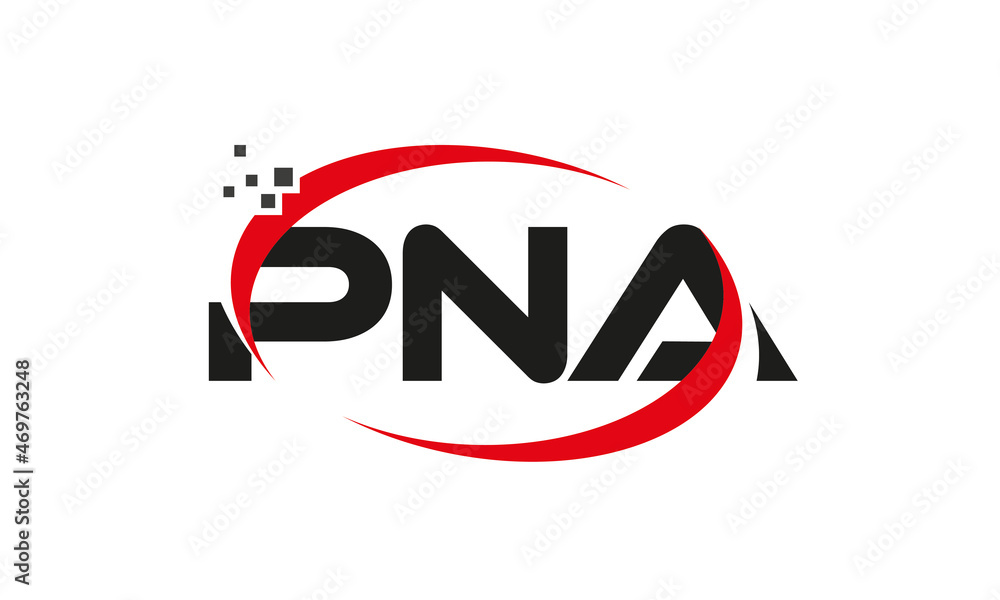 dots or points letter PNA technology logo designs concept vector Template Element