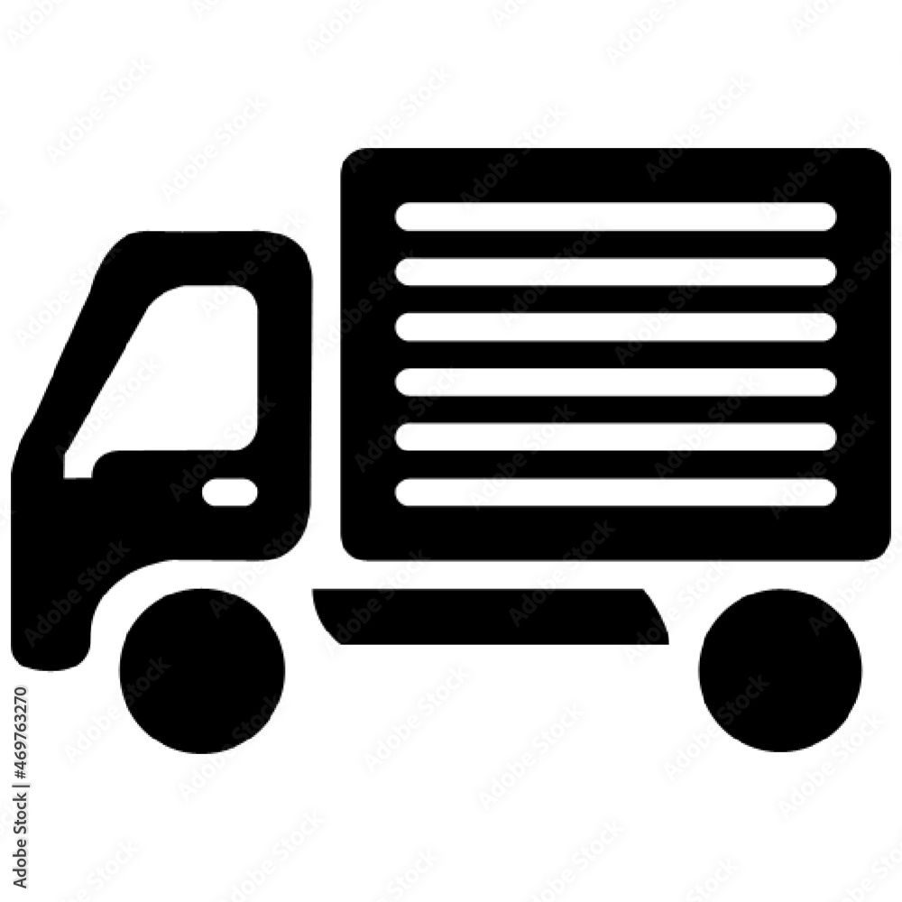 Vecteur Stock truck icon, symbol, logo, clipart, isolated. vector