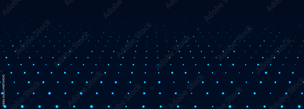 Abstract blue background of points. Cyber particles. Big data stream. Vector illustration Abstract blue background of points. Cyber particles. Big data stream. Vector illustration