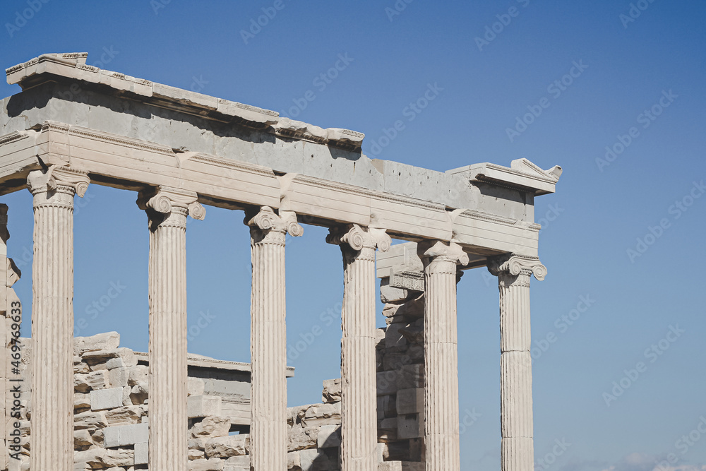 Ancient temple Acropolis in Greece