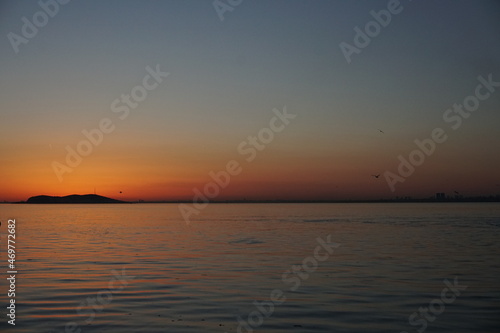 sunset over the sea © Philipp
