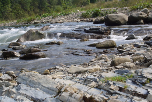 river in the mountains