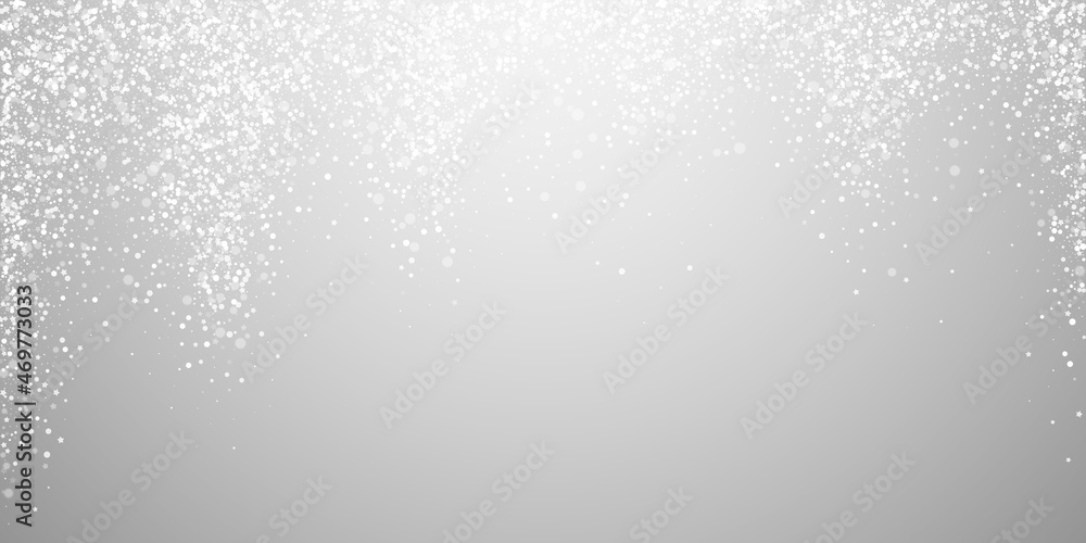 Magic stars Christmas background. Subtle flying sn Magic stars Christmas background. Subtle flying sn
