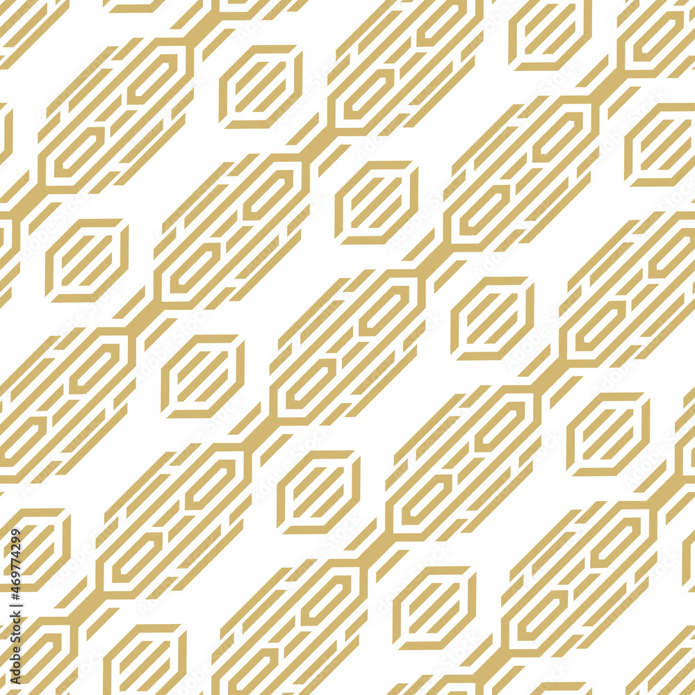Abstract seamless pattern in Art Deco style. Abstract seamless pattern in Art Deco style.