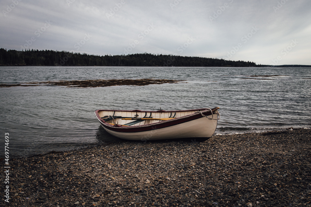 Naklejka premium rowboat