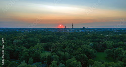 Munich.Sunset