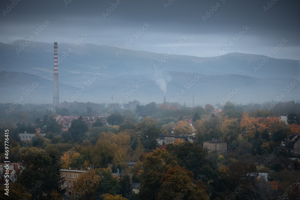 Obraz premium time lapse clouds