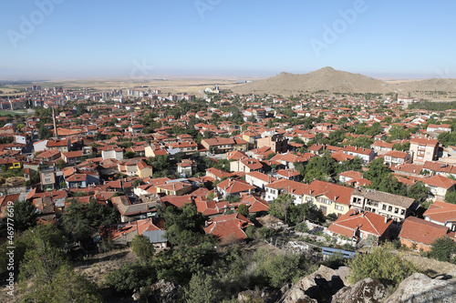 General View of Sivrihisar Town in Eskişehir, Turkey