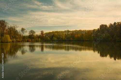Fototapeta Naklejka Na Ścianę i Meble -  Beautiful view of Enghien park