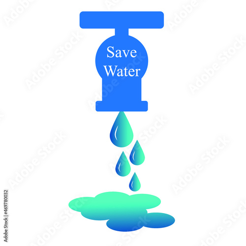 World water day event lets save water concept