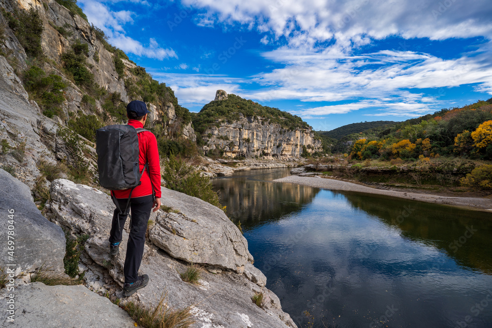 Ardeche im November Frankreich