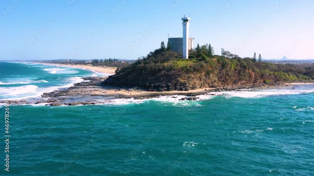 Aerial view of Pt Cartwright, Sunshine Coast, Queensland, Australia Aerial view of Pt Cartwright, Sunshine Coast, Queensland, Australia