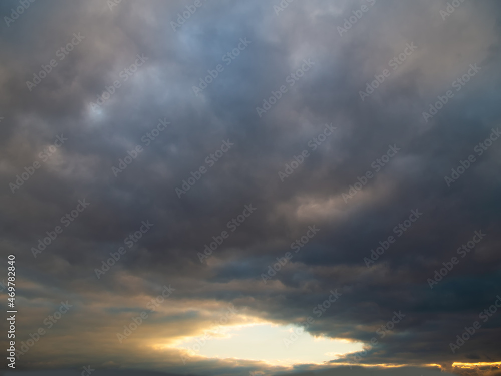 Dramatic sky with stormy clouds. Dramatic sky with stormy clouds.