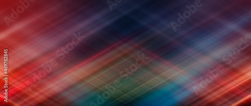 Simple panoramic geometric background for design. Diagonal blurred lines.