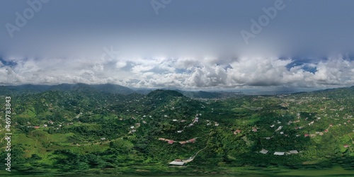 Mount Sameba  Adjara  Georgia  panorama 360