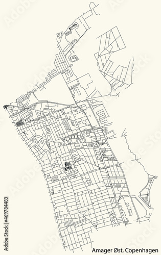 Photography Detailed navigation urban street roads map on vintage beige background of the qu