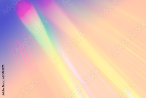 Shiny  smooth  metal surface illuminated with colorized lights