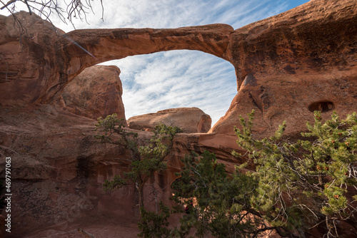 Famous Double Arch in the Arches National Park