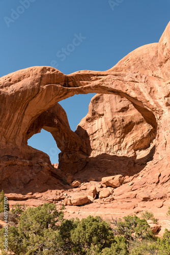 Magnificent Double Arch in Arches National Park