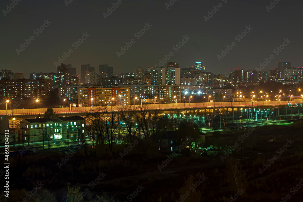 street photo. urban night landscape