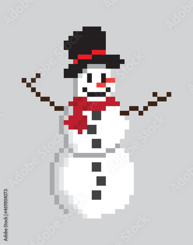 Wallpaper Mural Pixel Snowman Torontodigital.ca