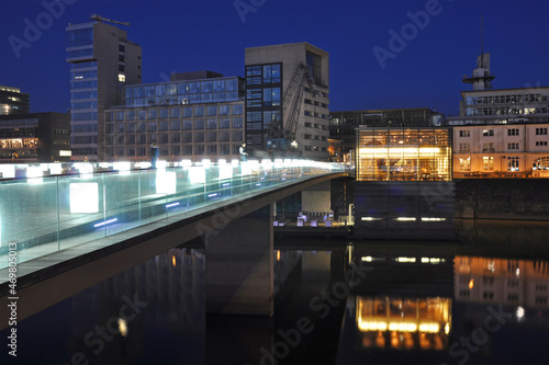 Brücke Medienhafen Duesseldorf photo