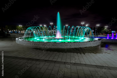 Canvas Print moscow city cityscape