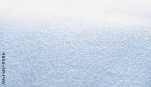 The texture of winter white snow. Snow background © Vera