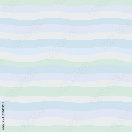 seamless pattern wth multicolored various lines like sea waves