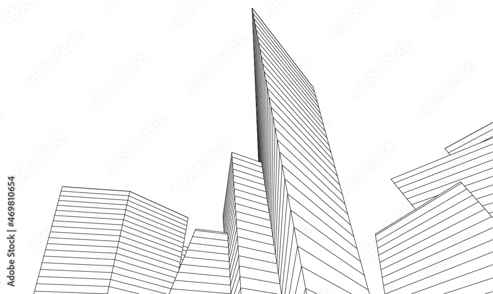 abstract architecture design digital 3d drawing abstract architecture design digital 3d drawing