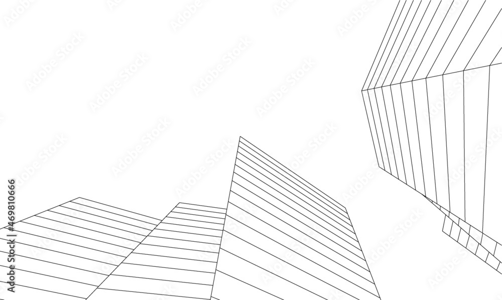 abstract architecture design digital 3d drawing abstract architecture design digital 3d drawing