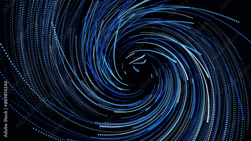Particles form lines. Abstract bg with blue lines twisted into spirals rotate cyclically. Looped animation as a motion design background of curved lines. Beautiful ribbons. Luma matte as alpha Particles form lines. Abstract bg with blue lines twisted into spirals rotate cyclically. Looped animation as a motion design background of curved lines. Beautiful ribbons. Luma matte as alpha