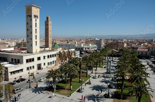 Place 16 august in Oujda east of Morocco