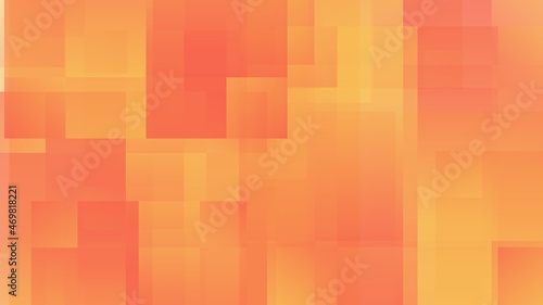 Dynamic abstract fluid geometric colorful gradient orange shape background. Light Orange vector layout with lines, rectangles. Glitter abstract illustration with rectangular shapes.