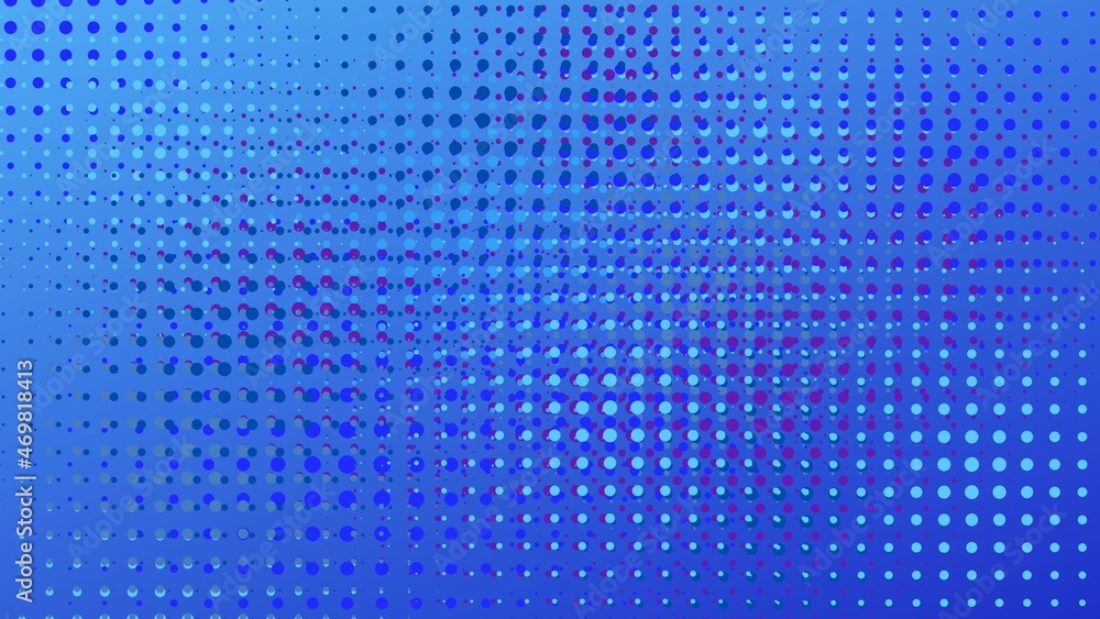 Blue dotted gradient background, messy dots pattern. Modern blue gradation Background, backdrop, texture, pattern or overlay. Vector illustration. Blue dotted gradient background, messy dots pattern. Modern blue gradation Background, backdrop, texture, pattern or overlay. Vector illustration.