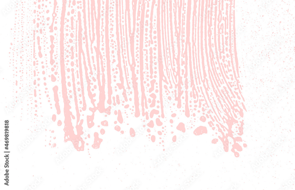 Grunge texture. Distress pink rough trace. Favorab Grunge texture. Distress pink rough trace. Favorab