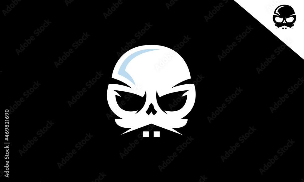 Skull House Logo Design Vector Skull House Logo Design Vector