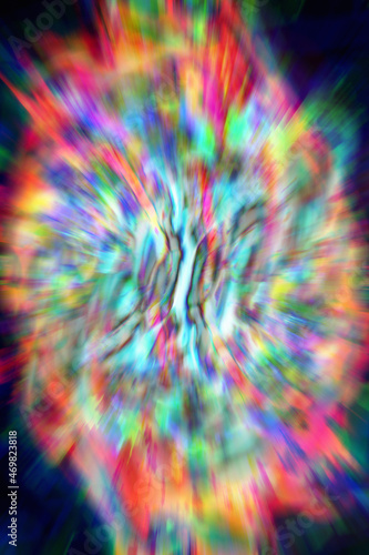 Abstract representation of a large cosmic explosion.