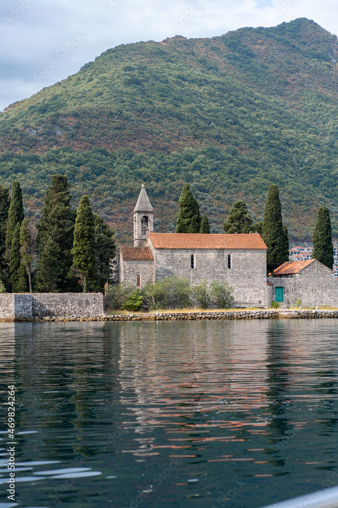 Popiersie Frano Alfirević
- one of the islands in the Bay of Kotor, located opposite the town of Perast Montenegro
Two small islands are symbols and main attractions of the Bay of  Kotor
