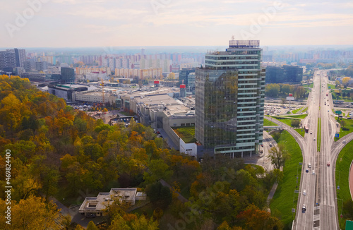 Bratislava cityscape with a modern apartment buildings  Slovakia