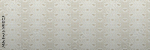 light background pattern with decorative elements in vintage style on a gray background for your design. Background for wallpaper, textures.