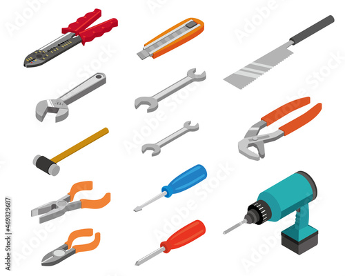 工具のイラストセット