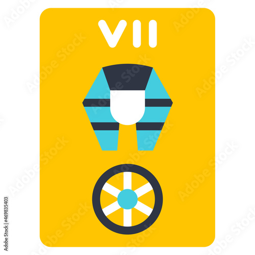 the chariot flat icon