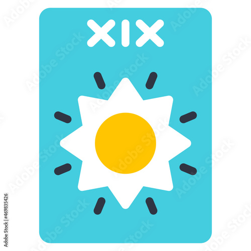 the sun flat icon
